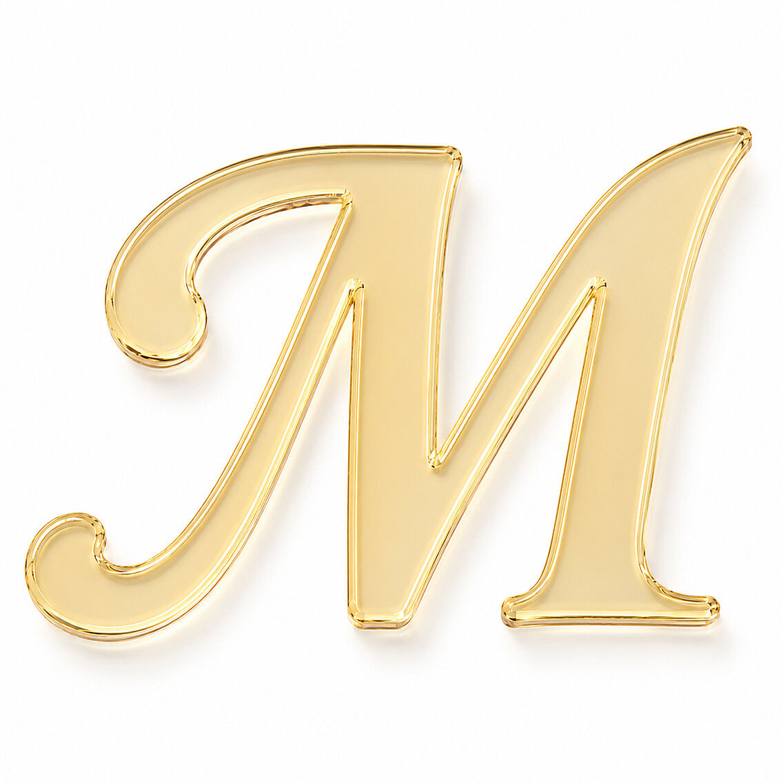 Pleksi Harf 4 cm Gold M 4 cm - 1