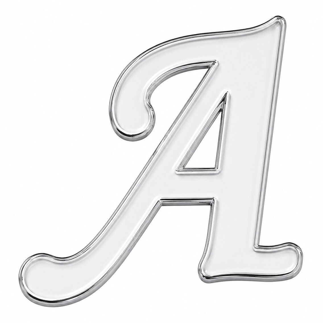 Pleksi Harf 4 cm Gümüş A 4 cm - 1
