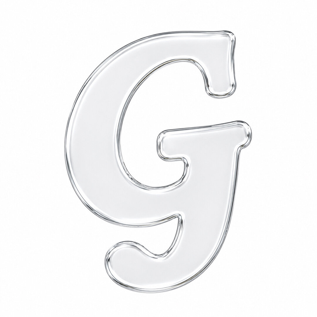 Pleksi Harf 4 cm Gümüş G 4 cm - 1