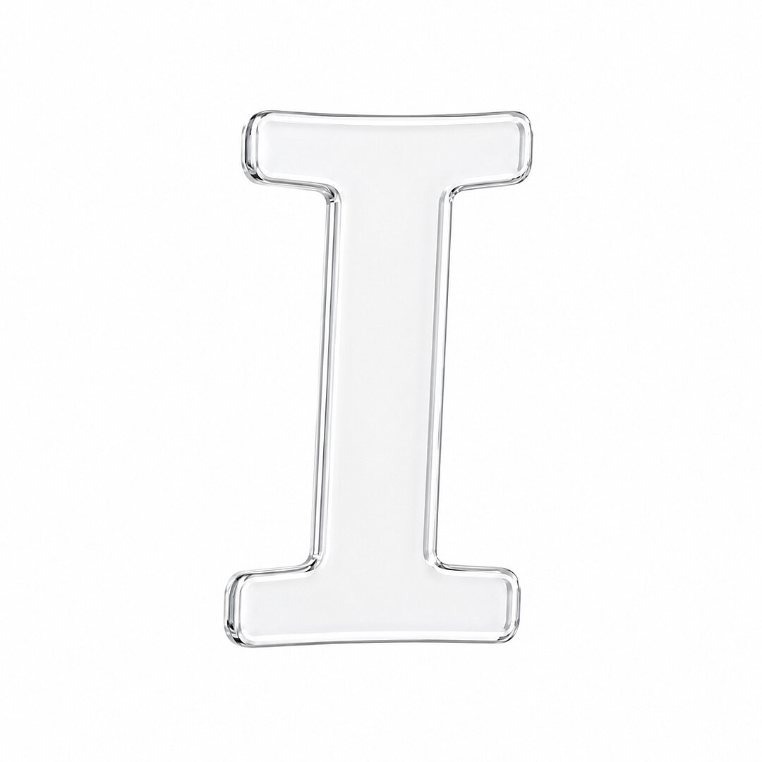Pleksi Harf 4 cm Gümüş I 4 cm - 1