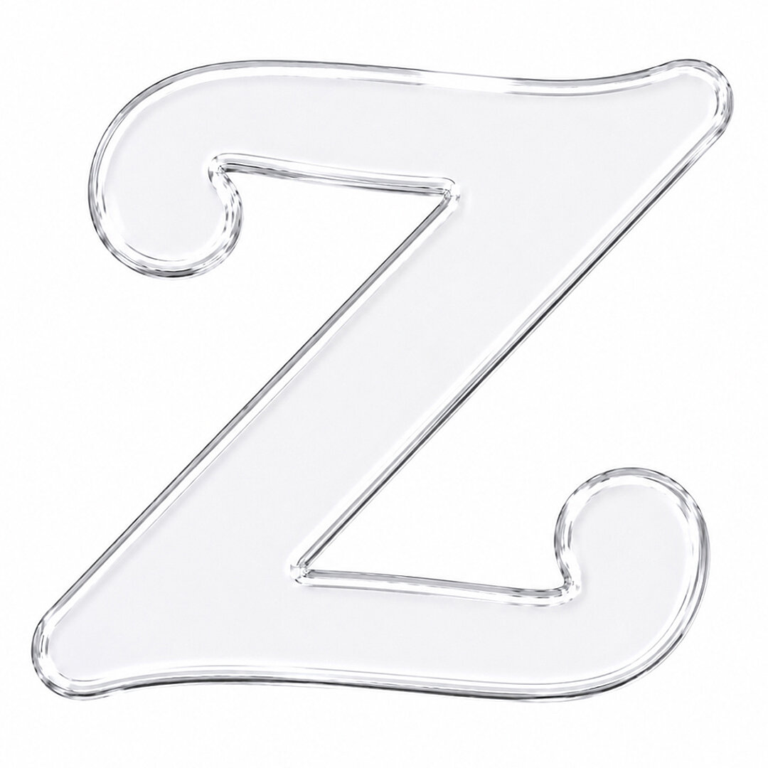 Pleksi Harf 4 cm Gümüş Z 4 cm - 1