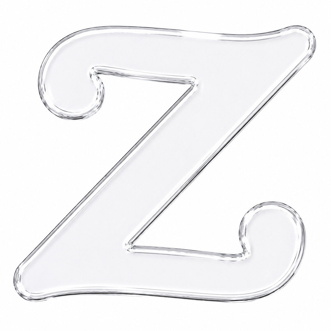 Pleksi Harf 4 cm Gümüş Z 4 cm - 1