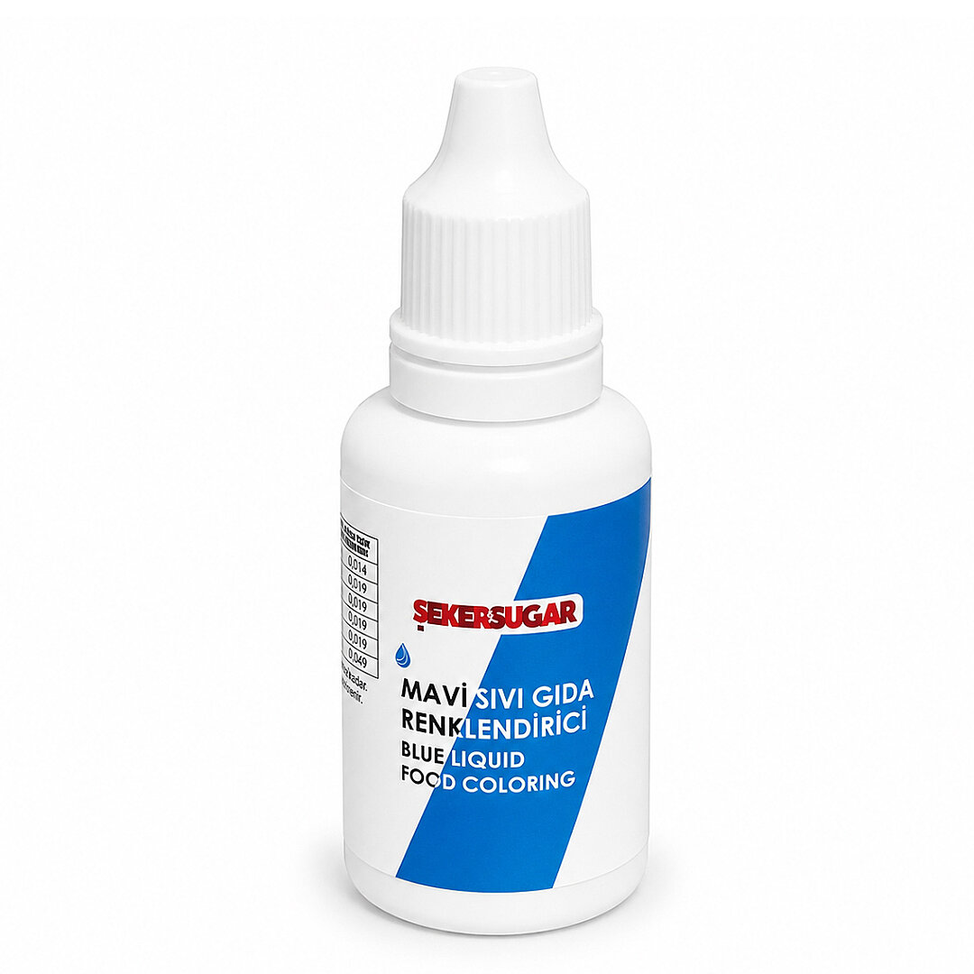 Renklendirici Yenilebilir Mavi Gıda Boyası 20 ml. - 2