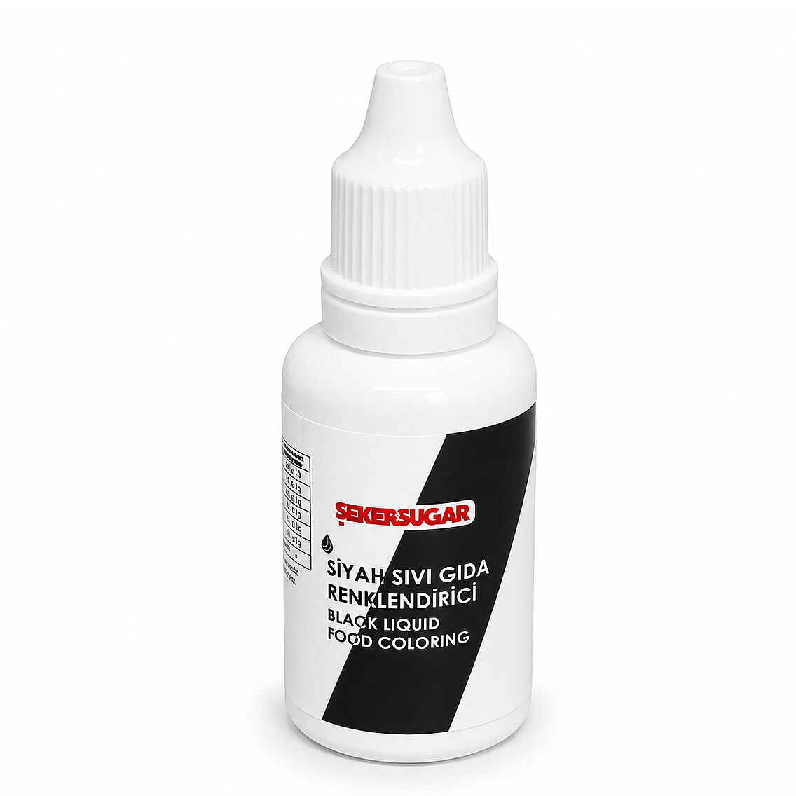 Renklendirici Yenilebilir Siyah Gıda Boyası 20 ml. - 2