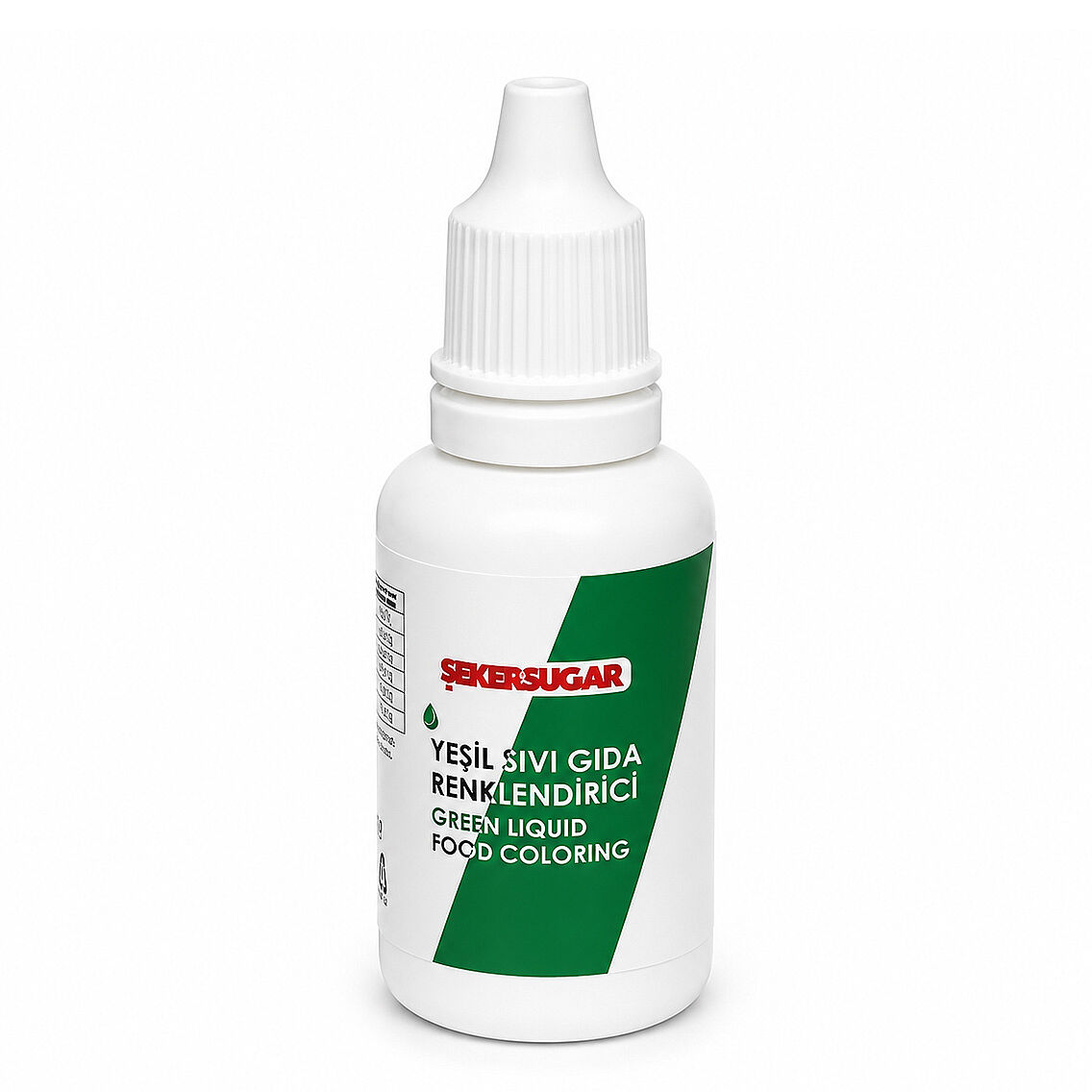 Renklendirici Yenilebilir Yeşil Gıda Boyası 20 ml. - 2