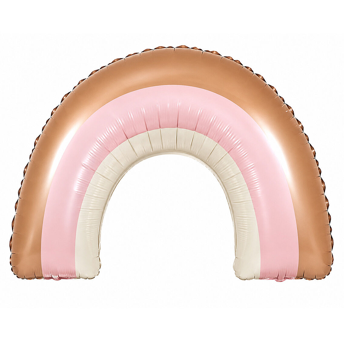 Retro Pembe Gökkuşağı Folyo Balon - 1