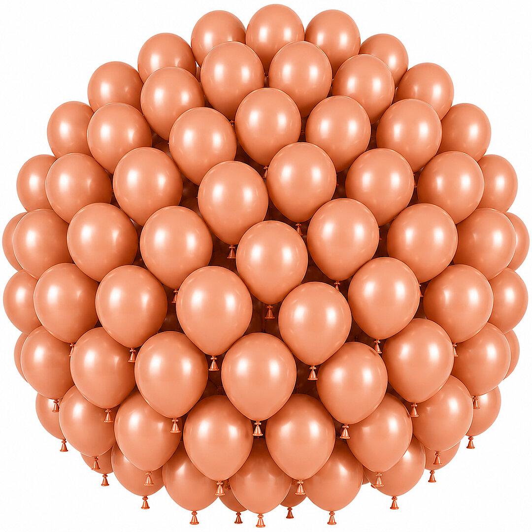 Rose Gold Renk Lateks Pastel Balon (30 cm) - 100 Adet - Beysüs