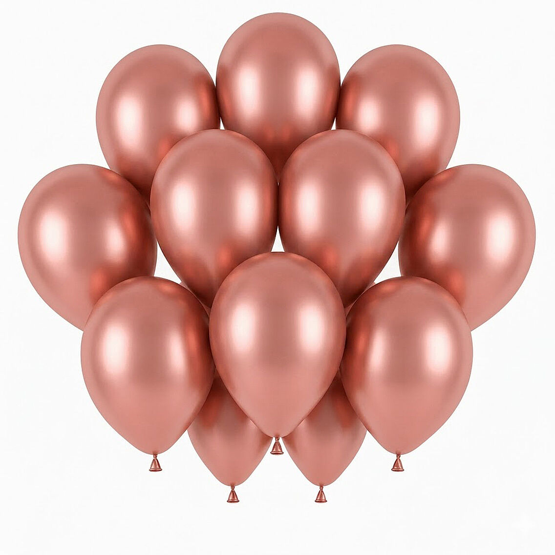 Rose Gold Renk Lateks Pastel Balon (30 cm) - 12 Adet - 1