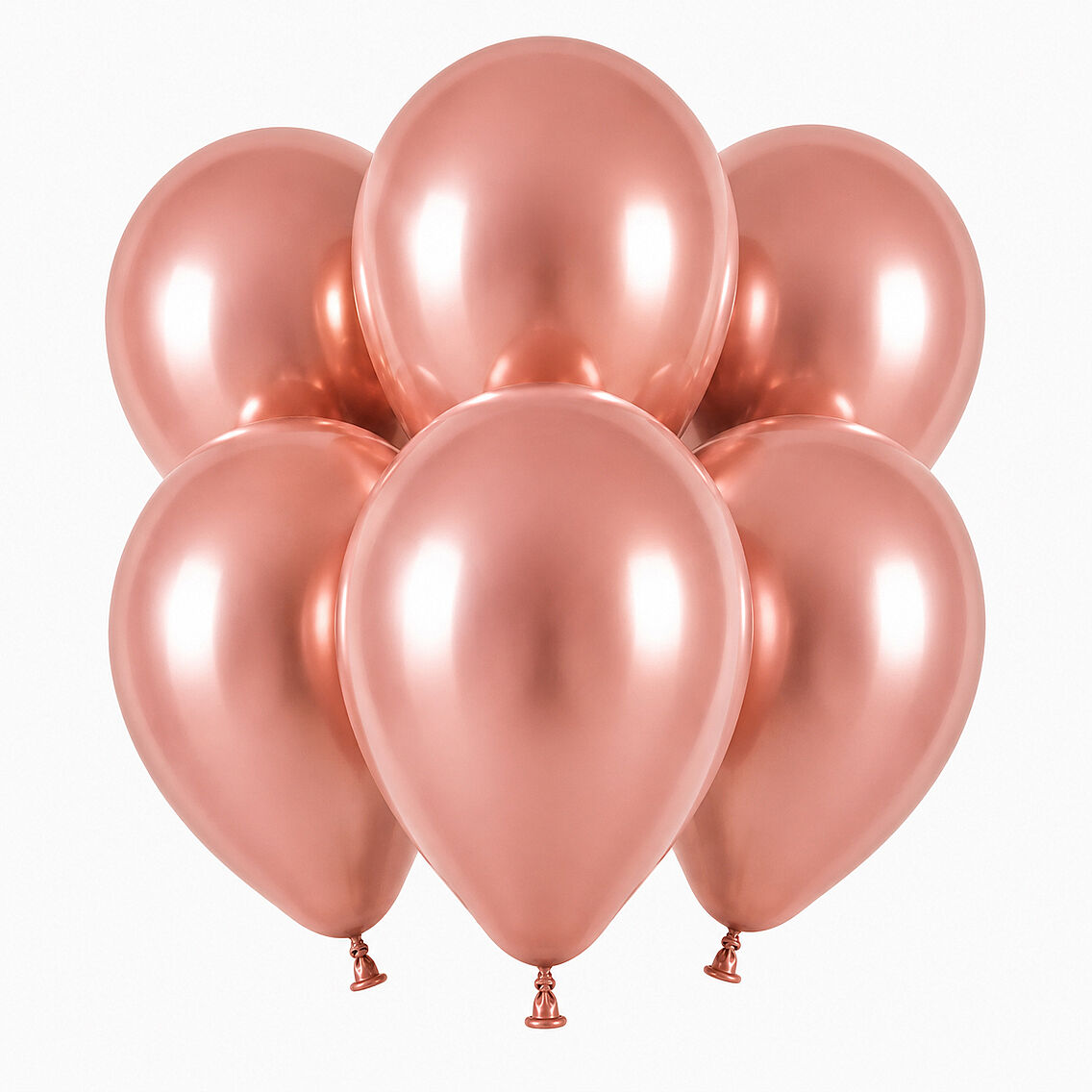 Rose Gold Renk Lateks Pastel Balon (30 cm) - 6 Adet - 1