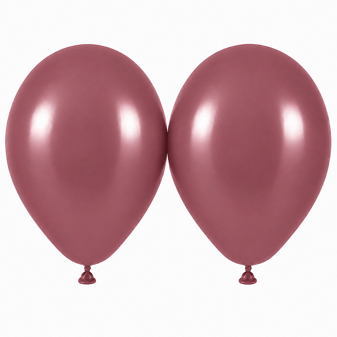 Rosewood Renk Lateks Retro Balon (50 cm) - 2 Adet - 1