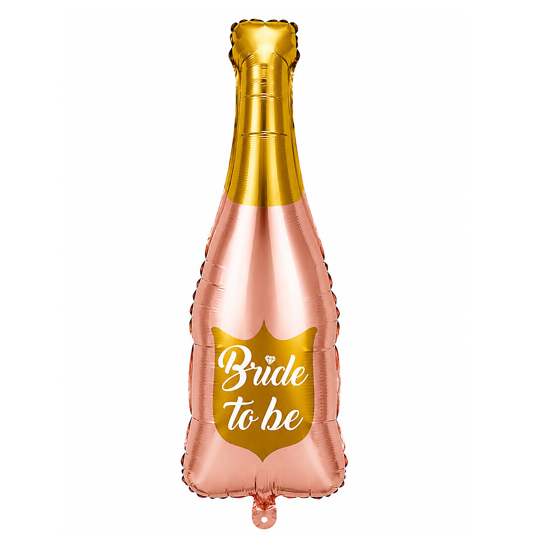 Şampanya Şişe Bride To Be Rose Gold Folyo Balon - 1