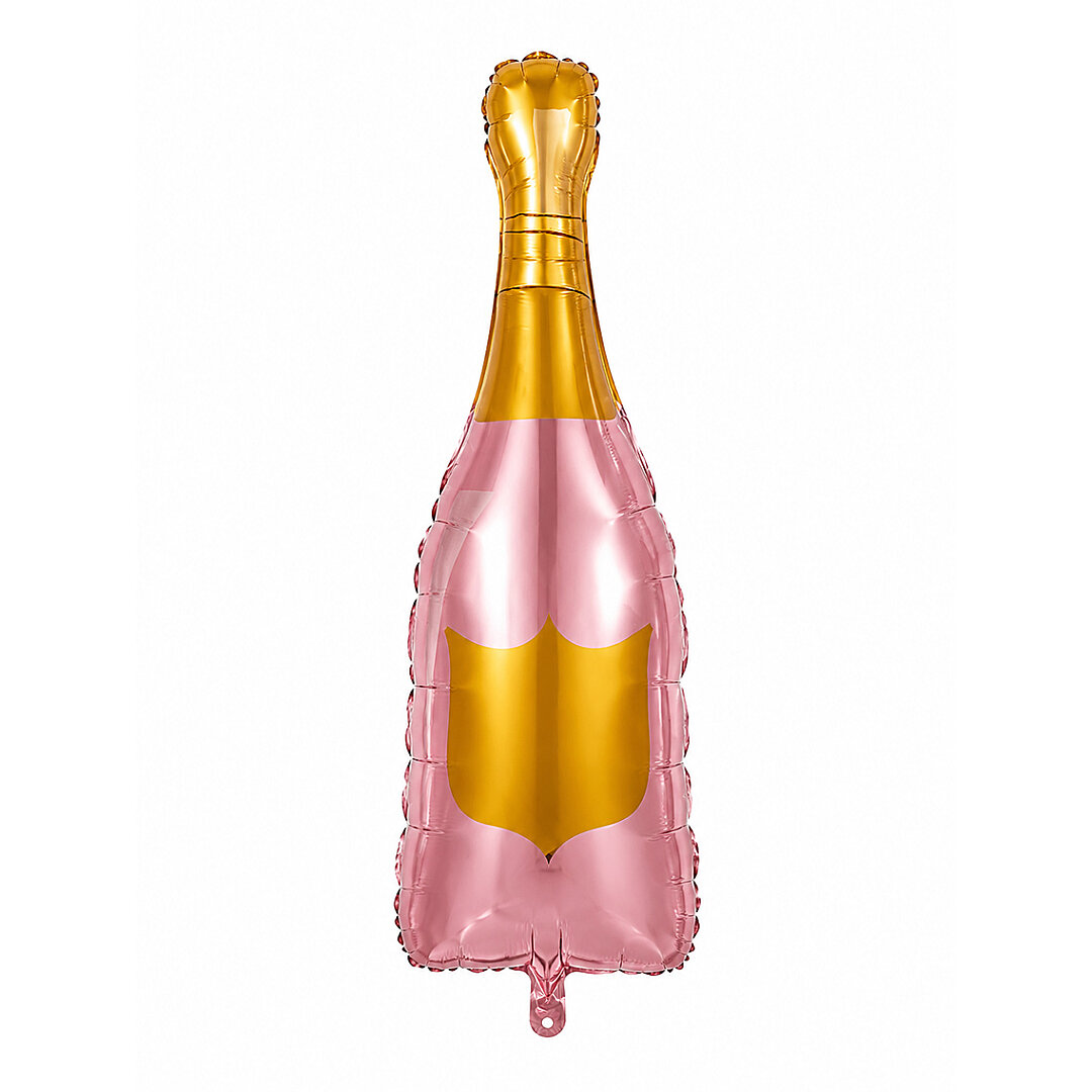 Şampanya Şise Rose Gold Marker Folyo Balon - 1