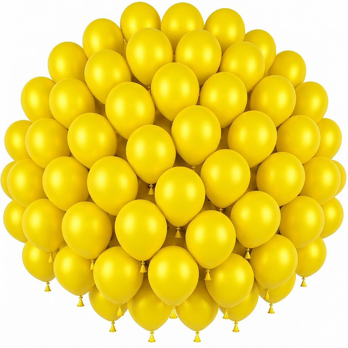 Sarı Renk Lateks Pastel Balon (30 cm) - 50 Adet - 1