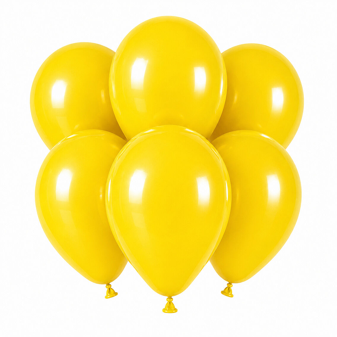 Sarı Renk Lateks Pastel Balon (30 cm) - 6 Adet - 1
