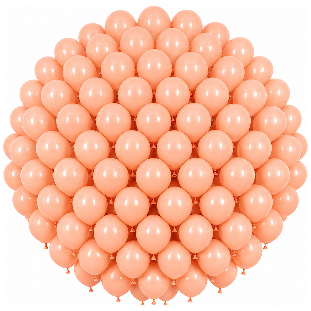 Somon Renk Lateks makaron Balon (30 cm) - 100 Adet - Beysüs
