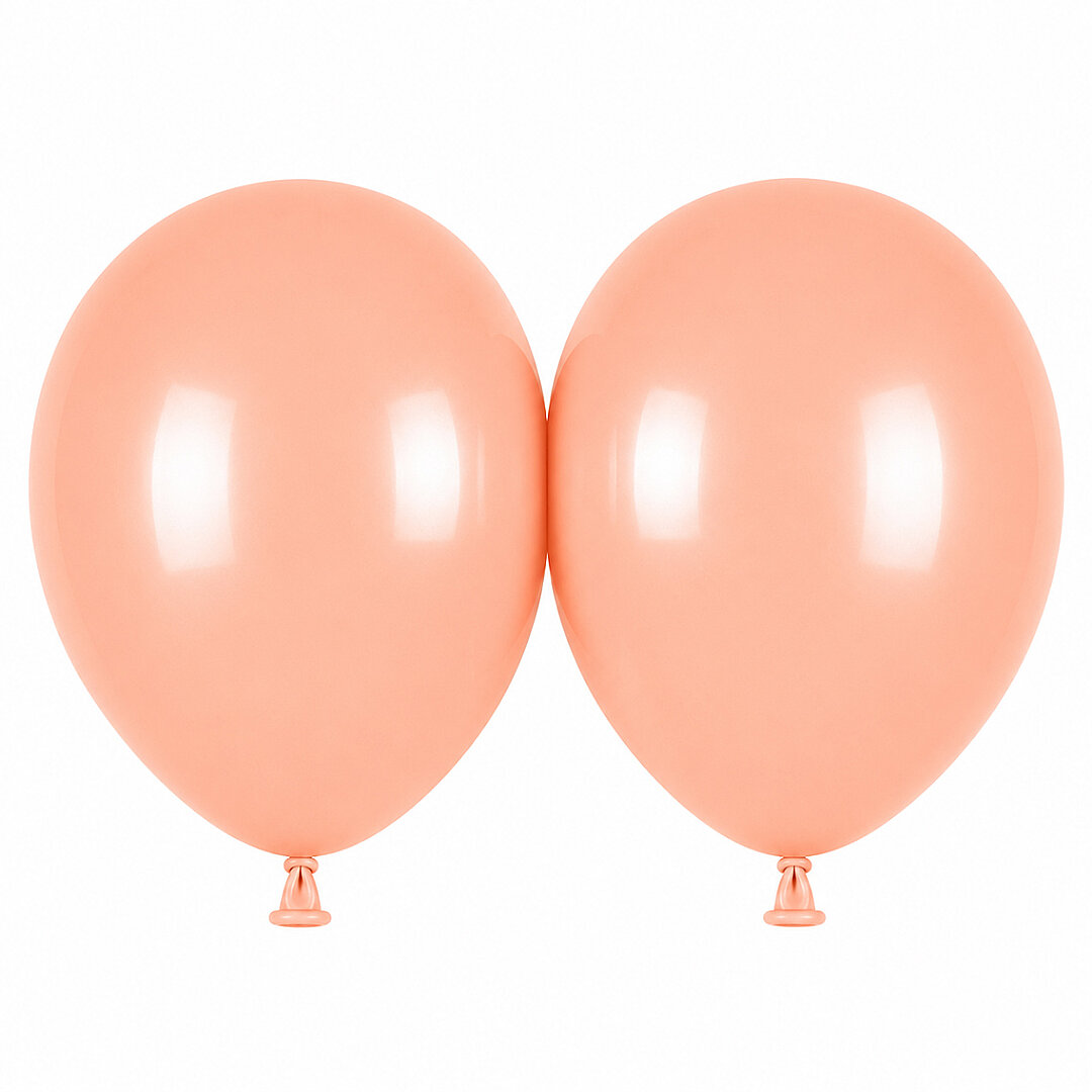 Somon Renk Lateks makaron Balon (45 cm) - 2 Adet - 1