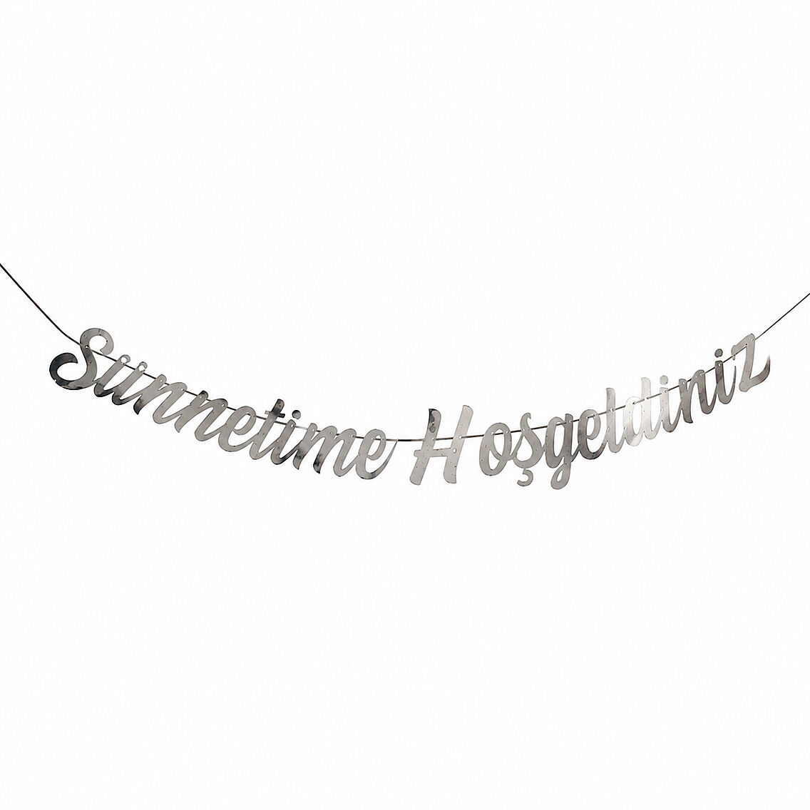 Sünnetime Hoşgeldiniz Banner Gümüş - 1