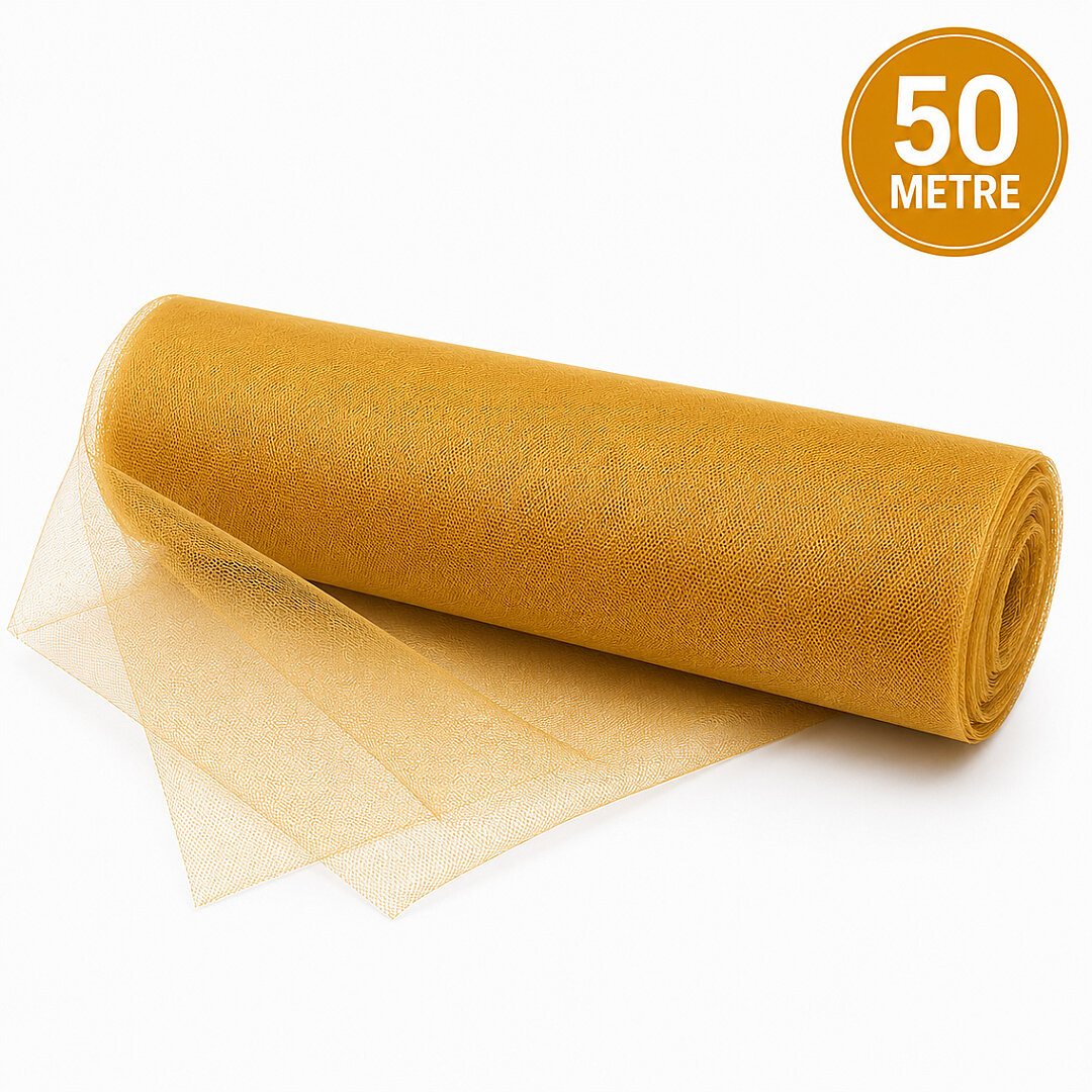 Süsleme Tülü Gold Grek Tül 50 m - 1