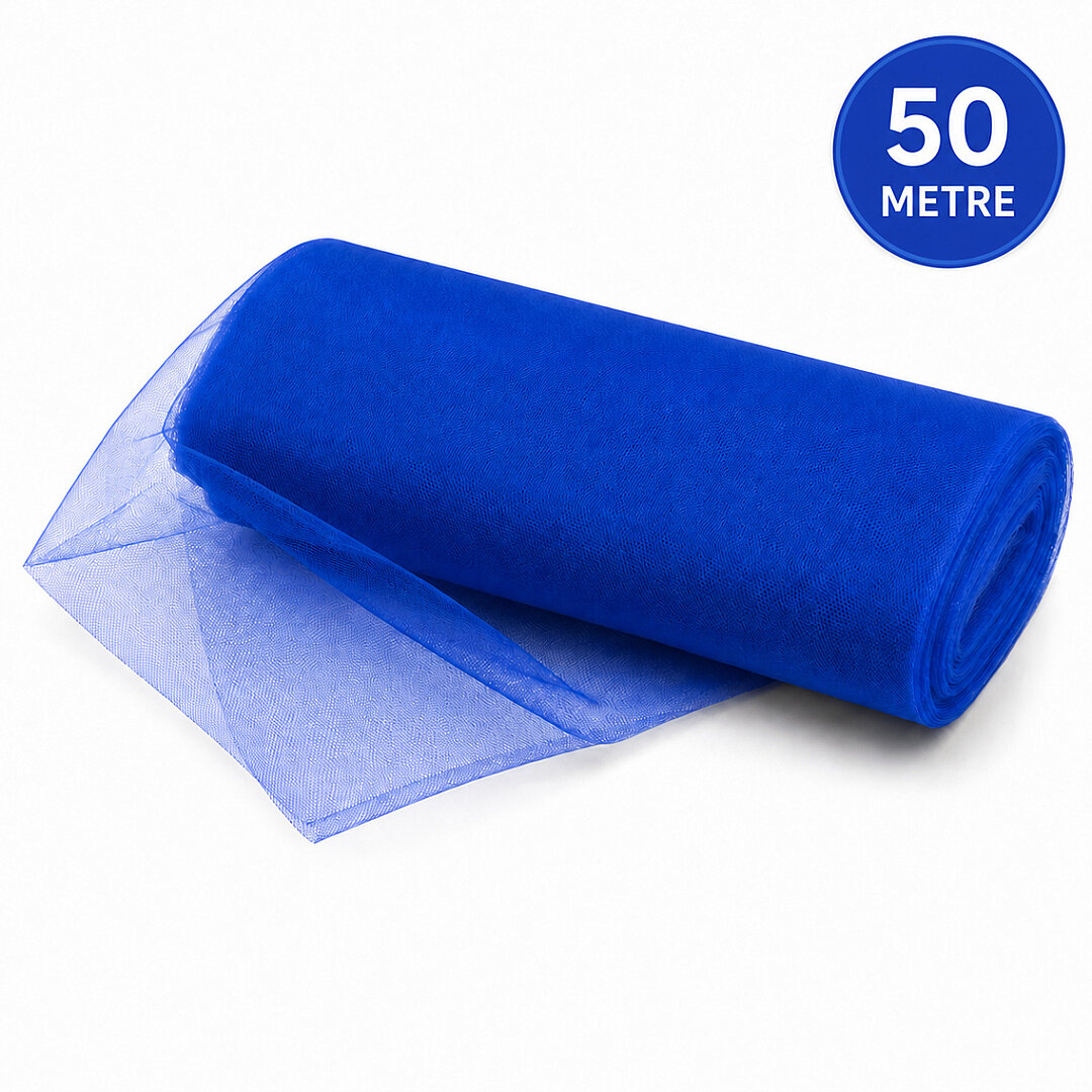 Süsleme Tülü Lacivert Kristal Tül 50 m - 1