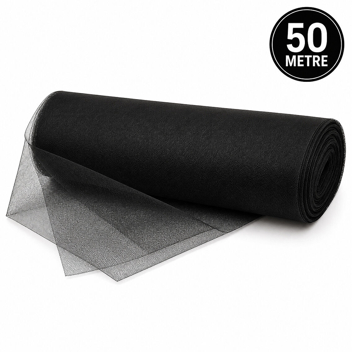 Süsleme Tülü Siyah Grek Tül 50 m - 1