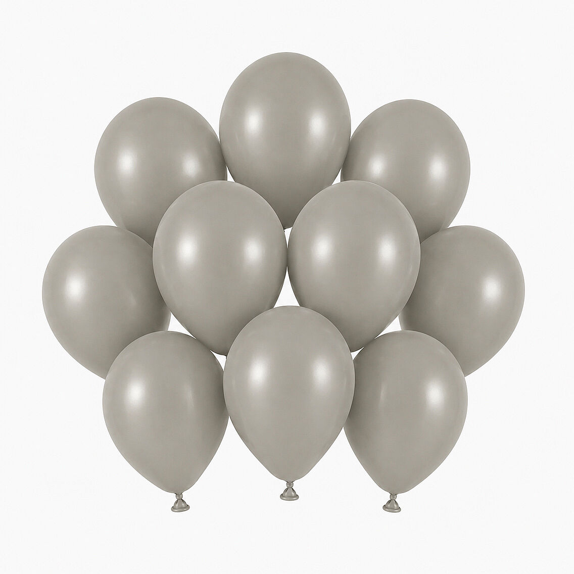 Taş Renk Lateks Retro Balon (13 cm) - 10 Adet - 1