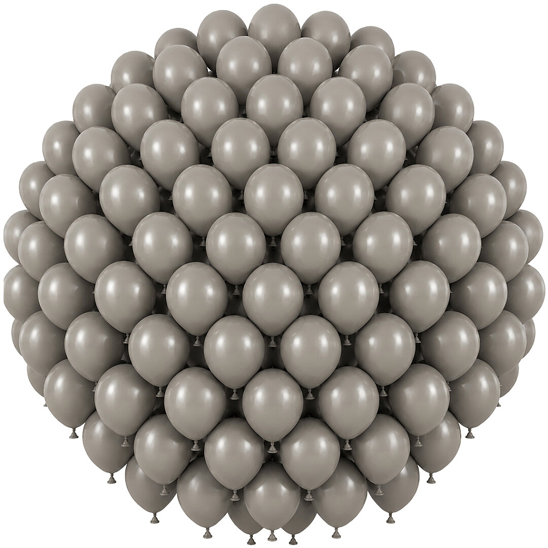 Taş Renk Lateks Retro Balon (30 cm) - 100 Adet - 1