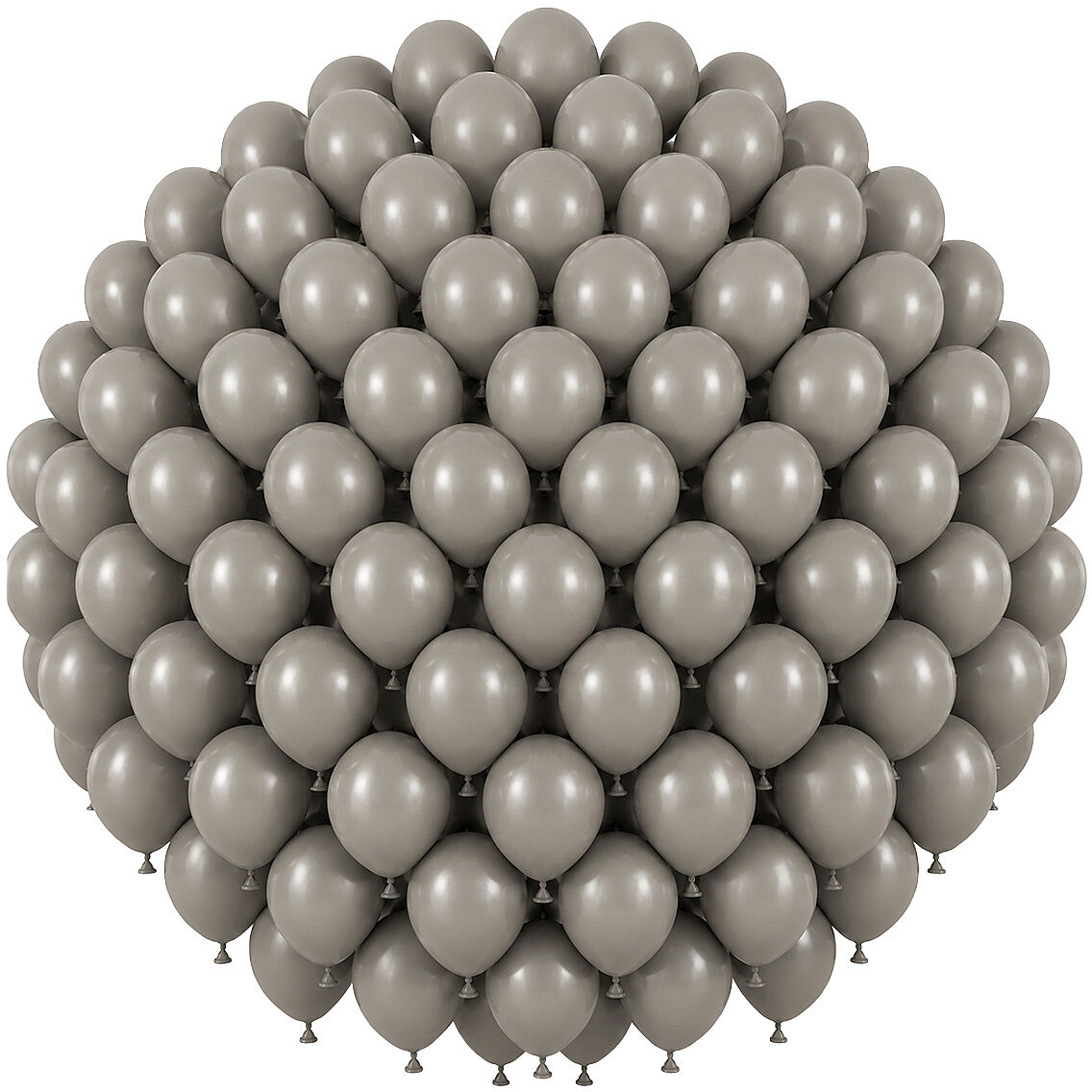 Taş Renk Lateks Retro Balon (30 cm) - 100 Adet - 1