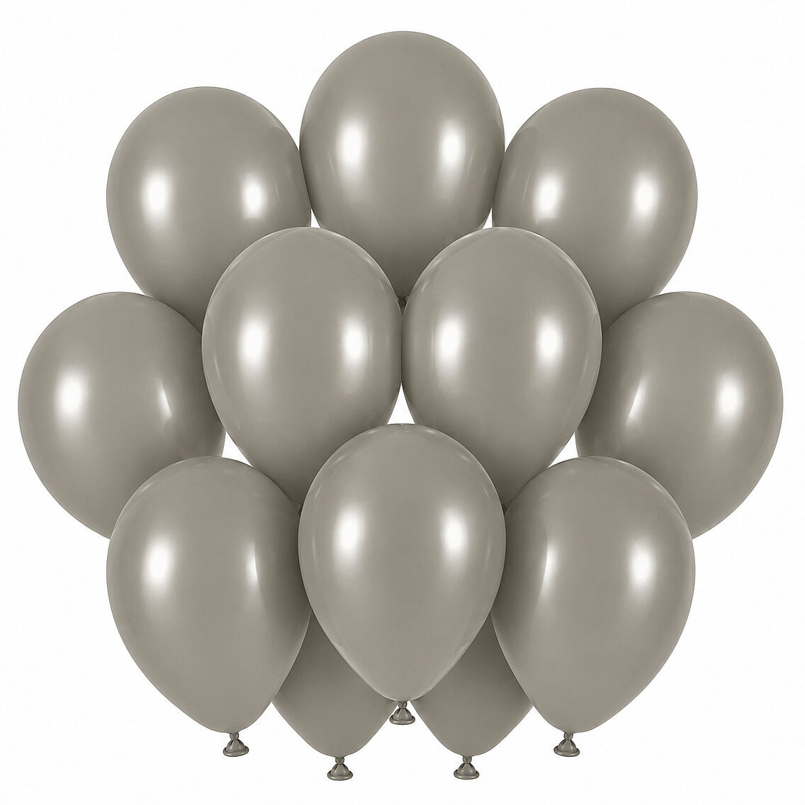 Taş Renk Lateks Retro Balon (30 cm) - 12 Adet - 1