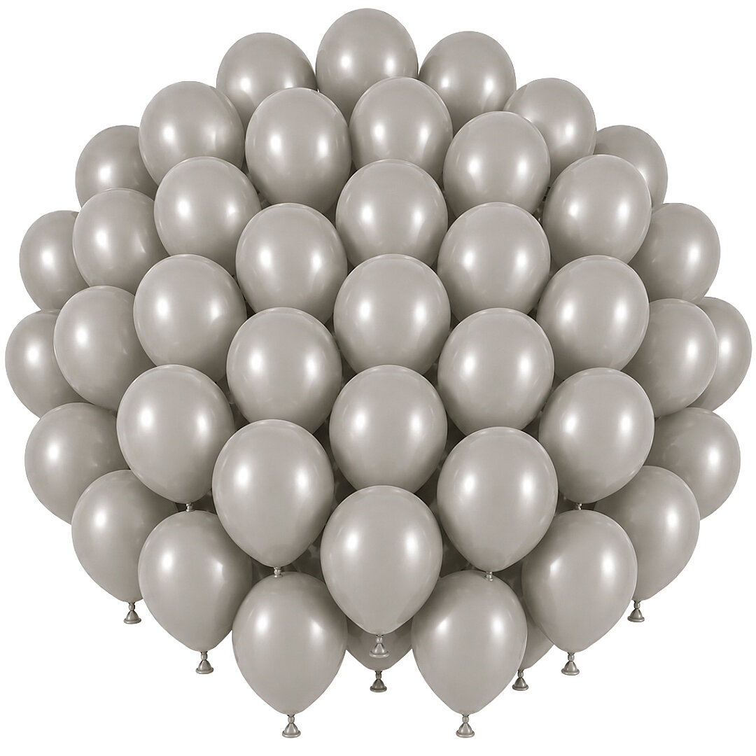 Taş Renk Lateks Retro Balon (30 cm) - 50 Adet - 1