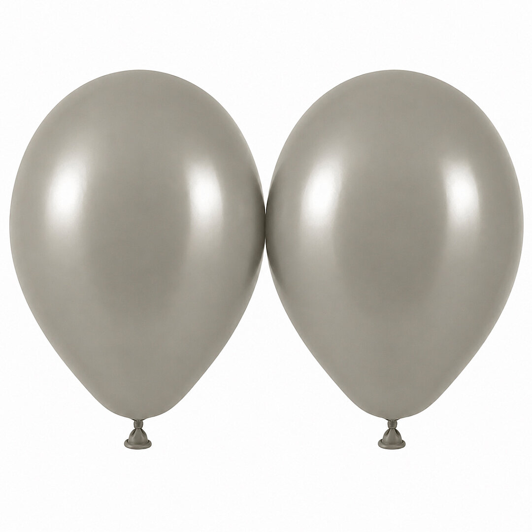 Taş Renk Lateks Retro Balon (50 cm) - 2 Adet - 1