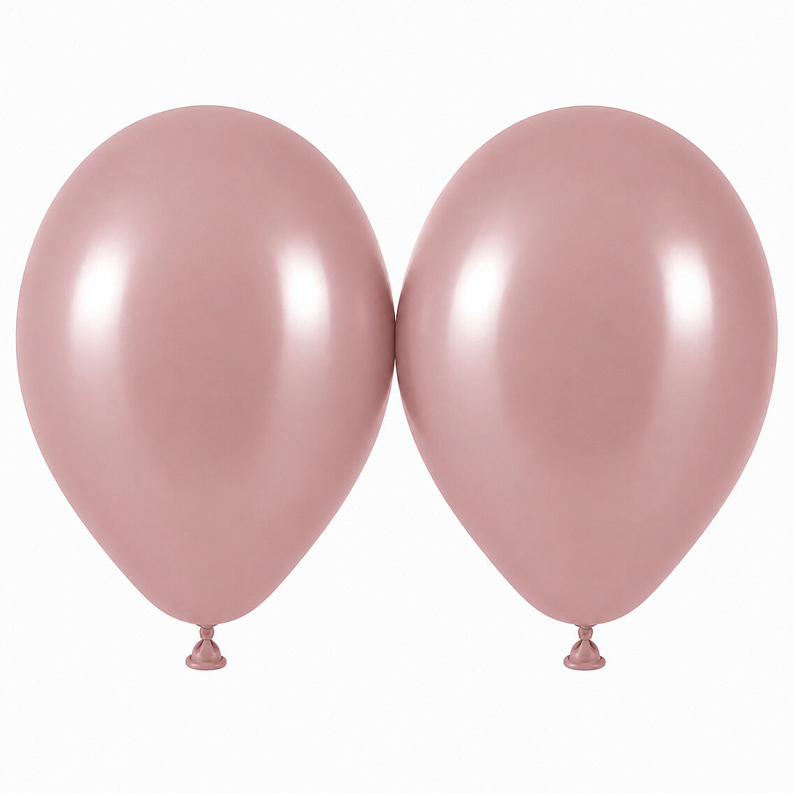 Toz Pembe Renk Lateks Retro Balon (50 cm) - 2 Adet - 1
