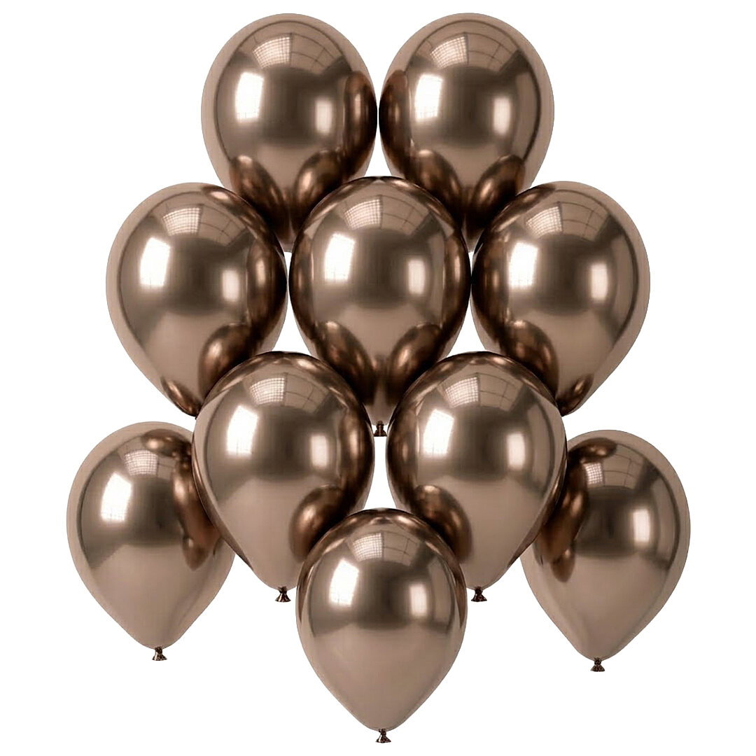 Truffle Renk Lateks krom Balon (15 cm) - 10 Adet - Beysüs