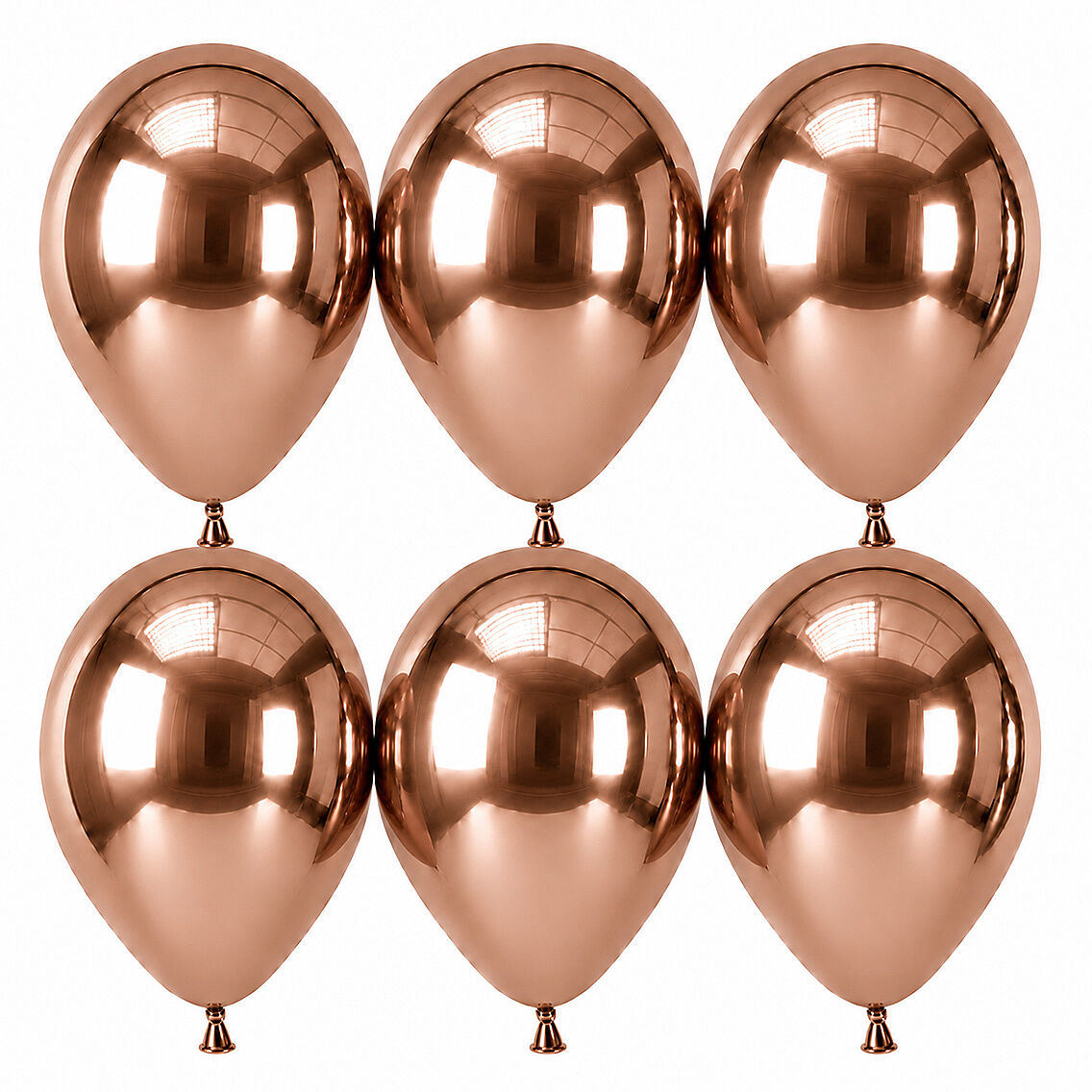 Truffle Renk Lateks krom Balon (30 cm) - 6 Adet - 1