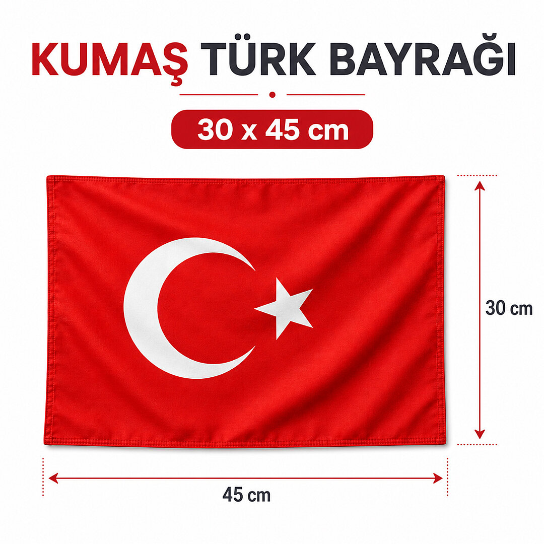  Türk Bayrağı 30x45 cm - 2