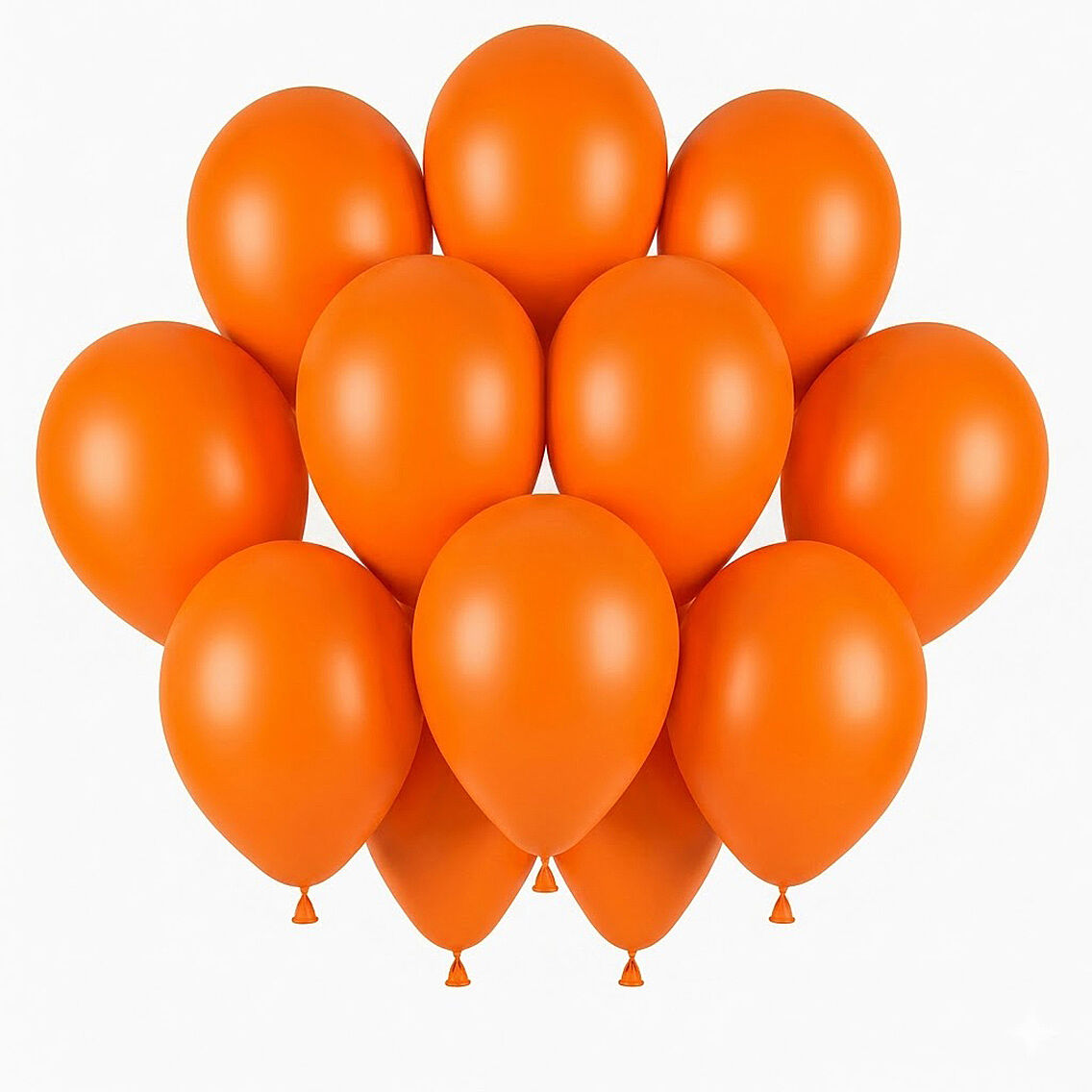 Turuncu Renk Lateks Pastel Balon (30 cm) - 12 Adet - 1