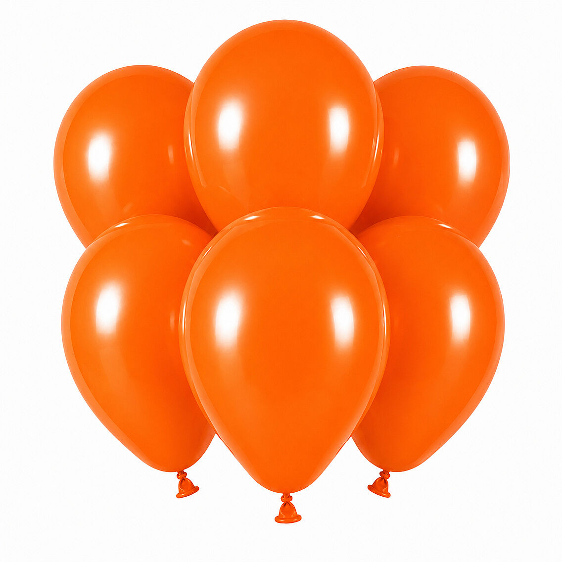 Turuncu Renk Lateks Pastel Balon (30 cm) - 6 Adet - 1