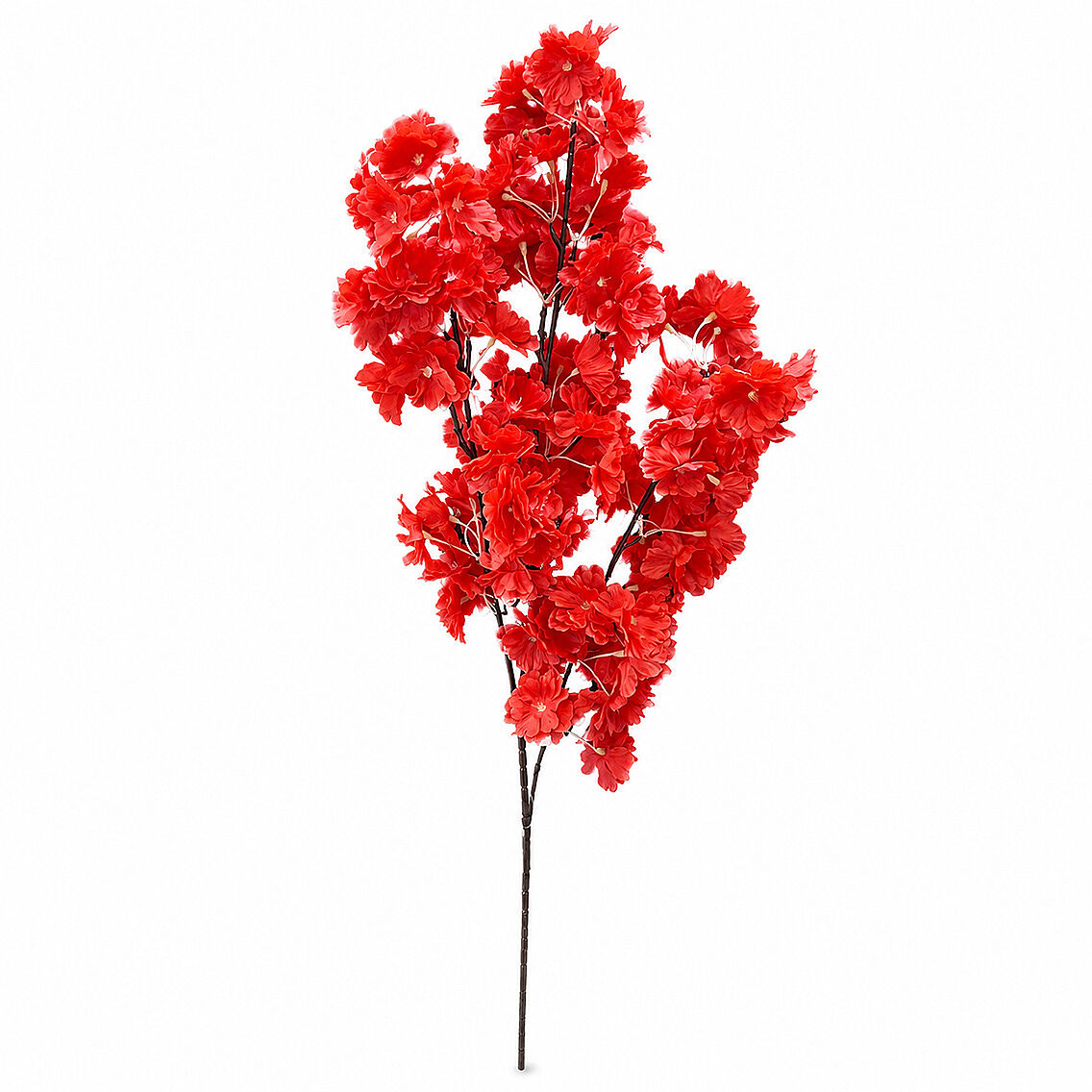Yapay Çiçek Bahar Dalı 90 cm Kırmızı - 1