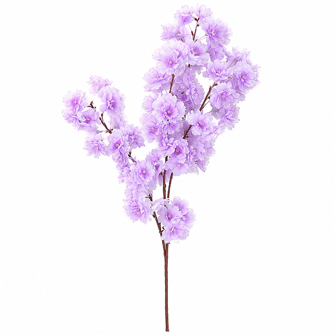 Yapay Çiçek Bahar Dalı 90 cm Lila - Beysüs
