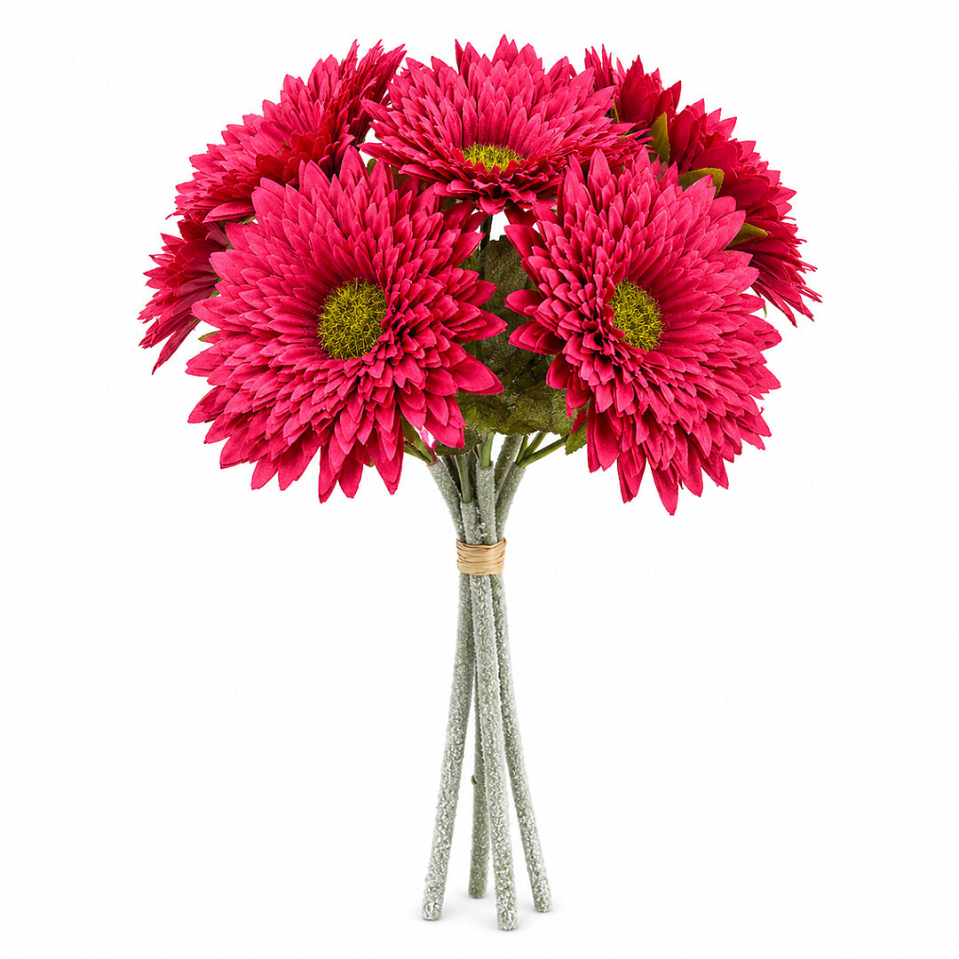 Yapay Çiçek Kasımpatı Buketi 49 cm Bordo - 1
