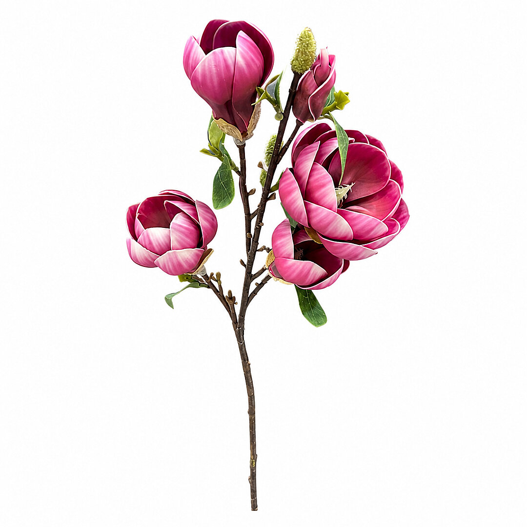 Yapay Manolya Buketi 90 cm Fuşya - Beysüs