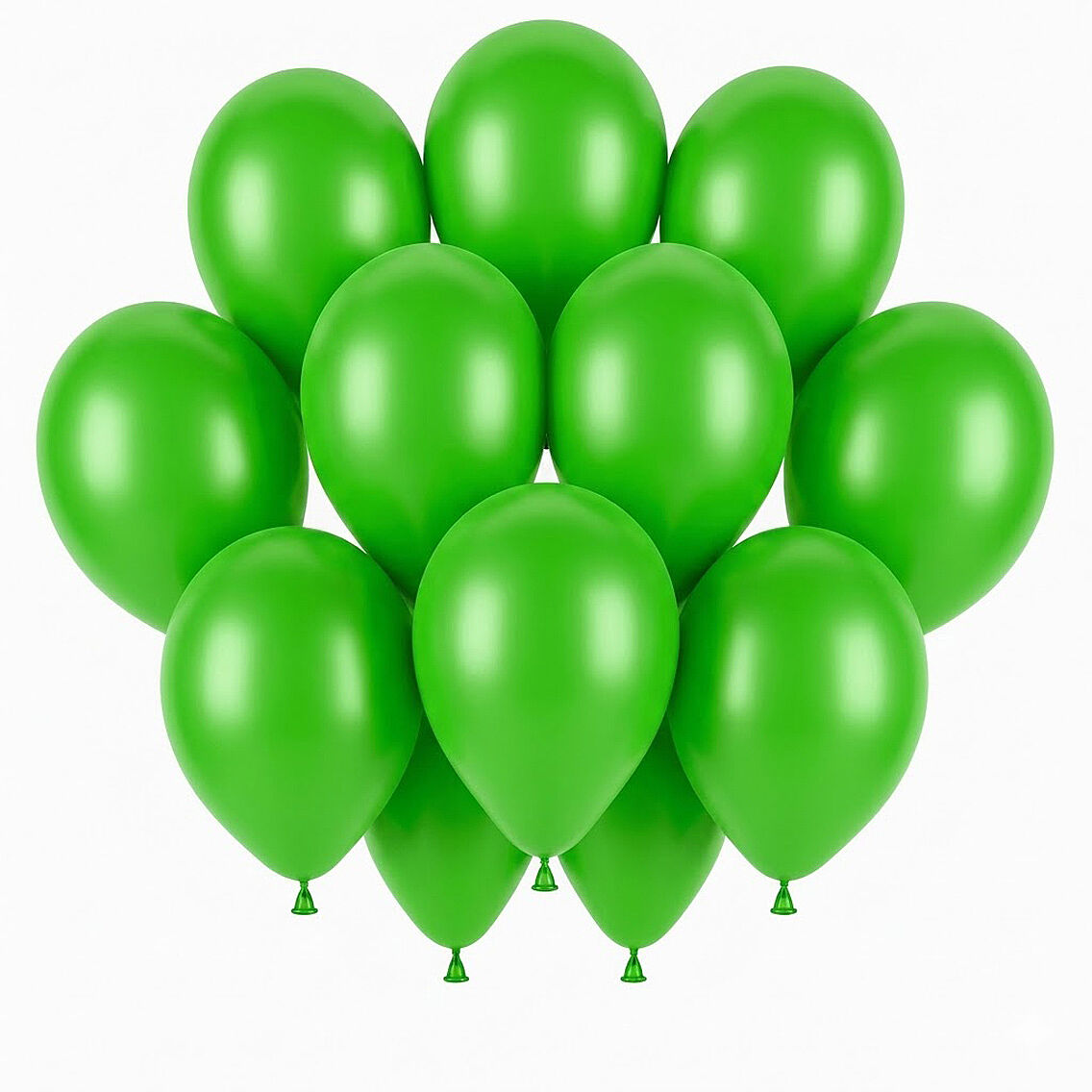 Yeşil Renk Lateks Pastel Balon (30 cm) - 12 Adet - 1