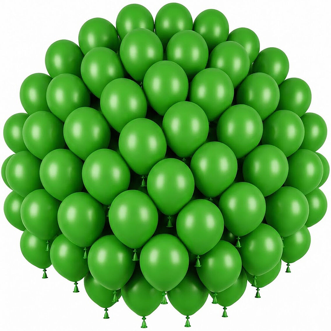 Yeşil Renk Lateks Pastel Balon (30 cm) - 50 Adet - 1