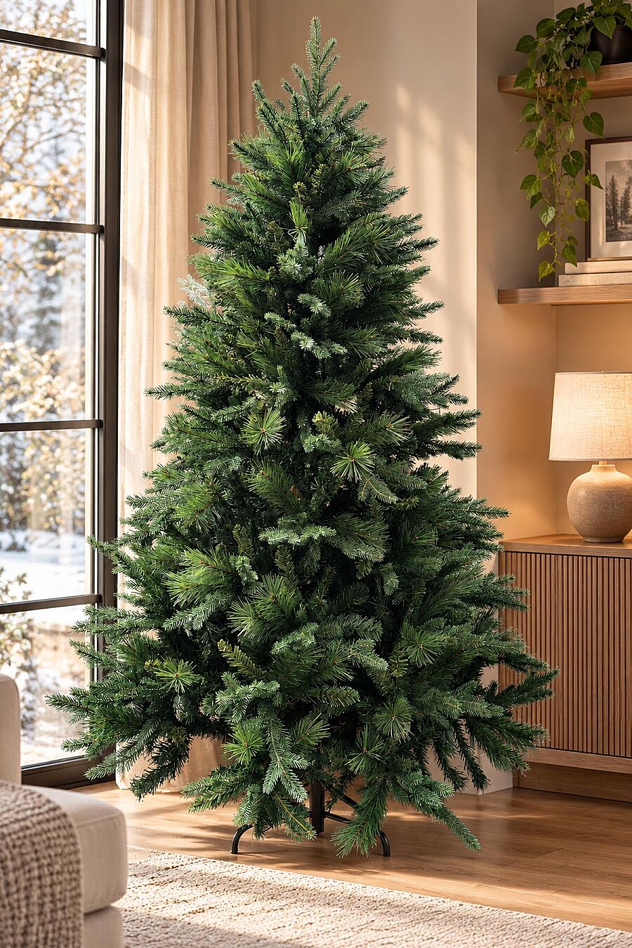 Yılbaşı İthal Premium Çam Ağacı 180 cm 1200 Dal (871T) - 3