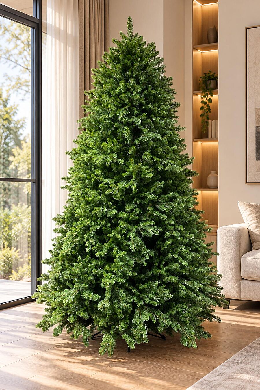Yılbaşı İthal Premium Çam Ağacı 210 cm 1268 Dal (1268T) - 4