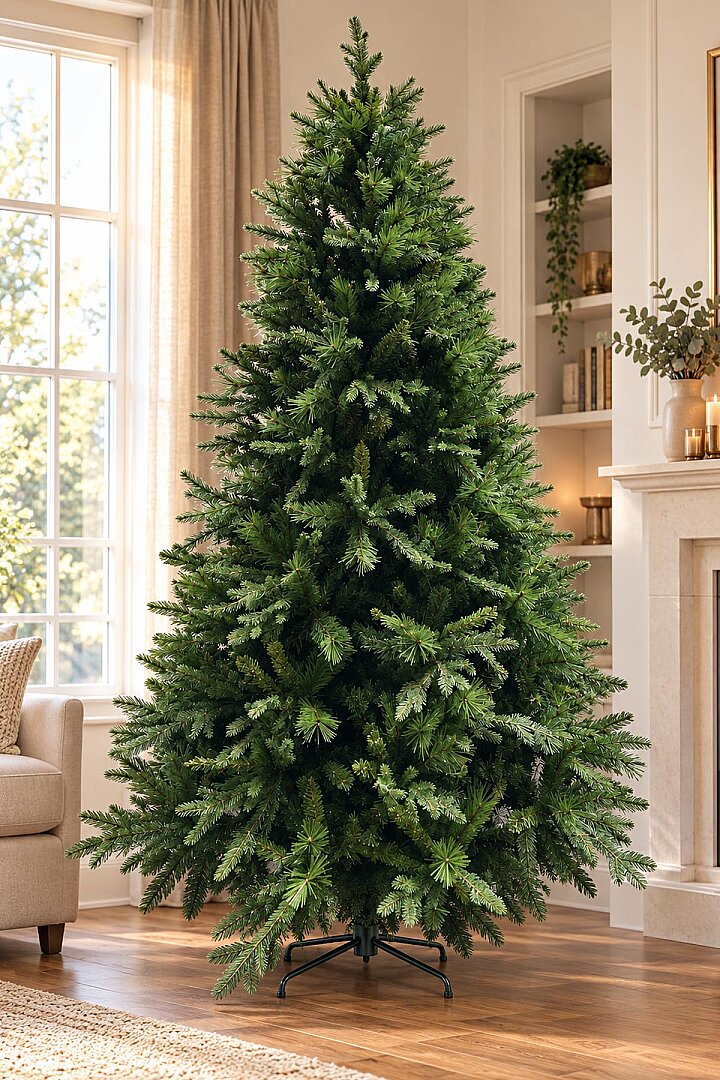 Yılbaşı İthal Premium Çam Ağacı 210 cm 1268 Dal (1293T) - 1