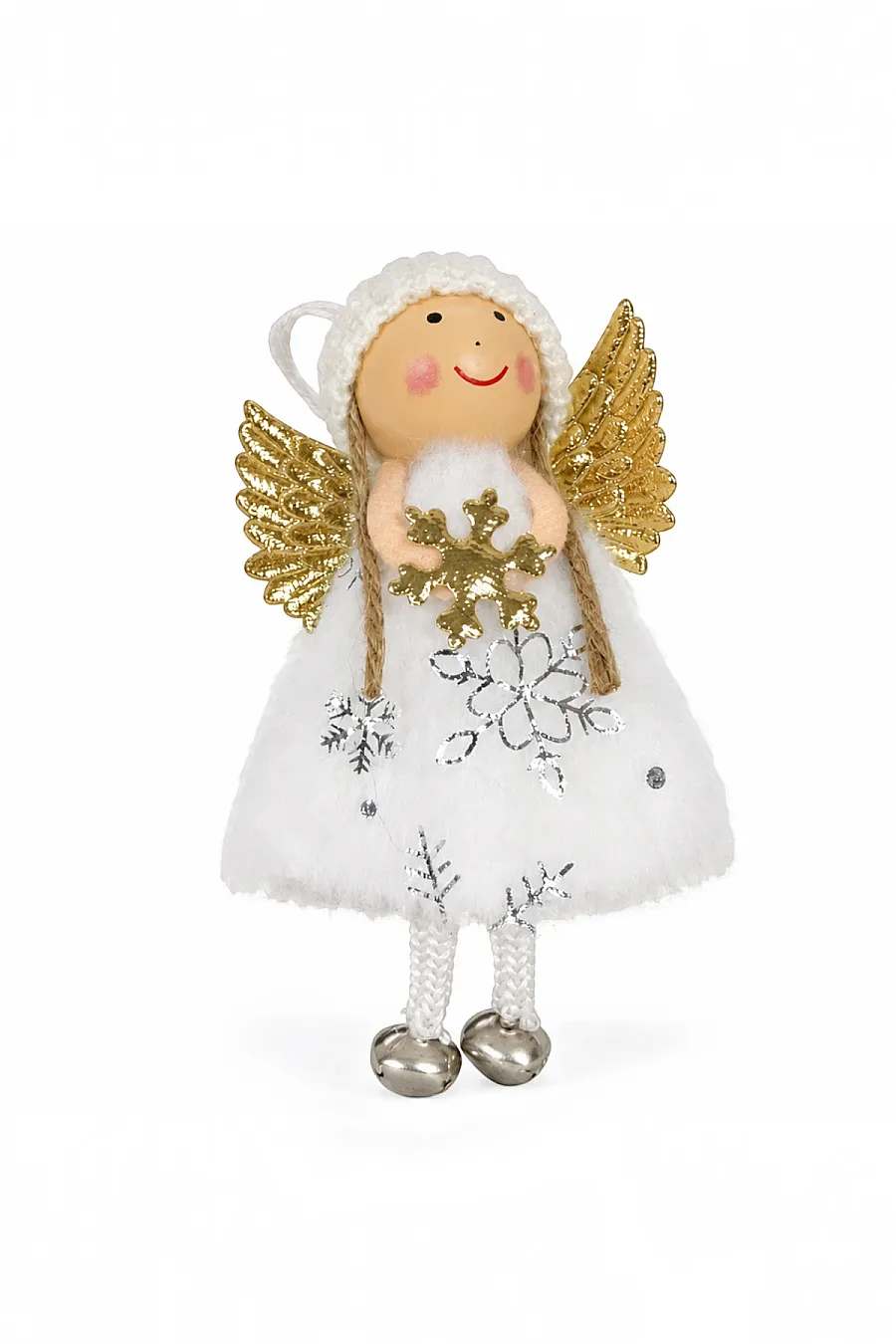 Yılbaşı Kar Meleği Gold Kar Taneli 13 cm - 2