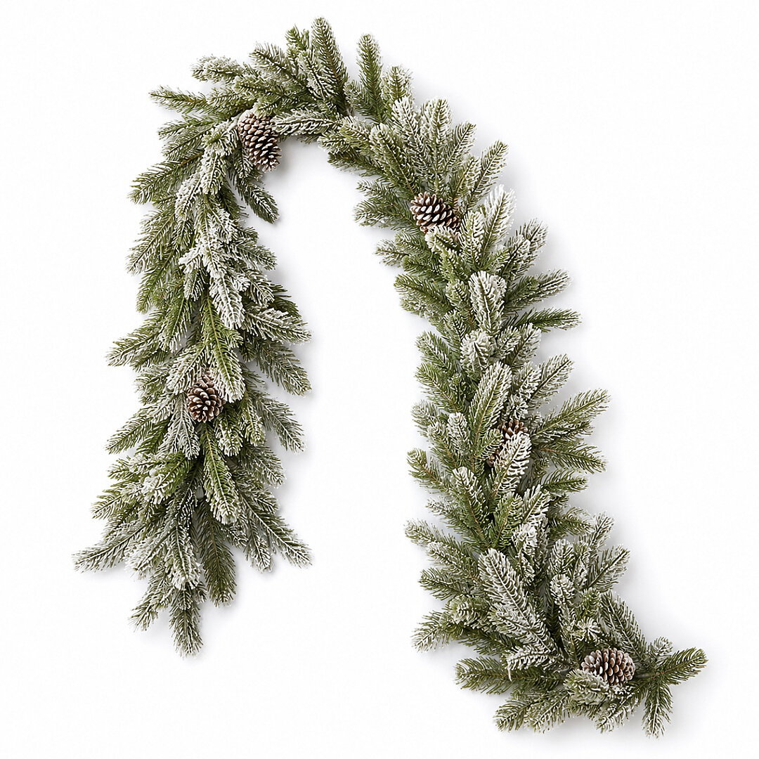 Yılbaşı Karlı Garland 2 m İthal - 4