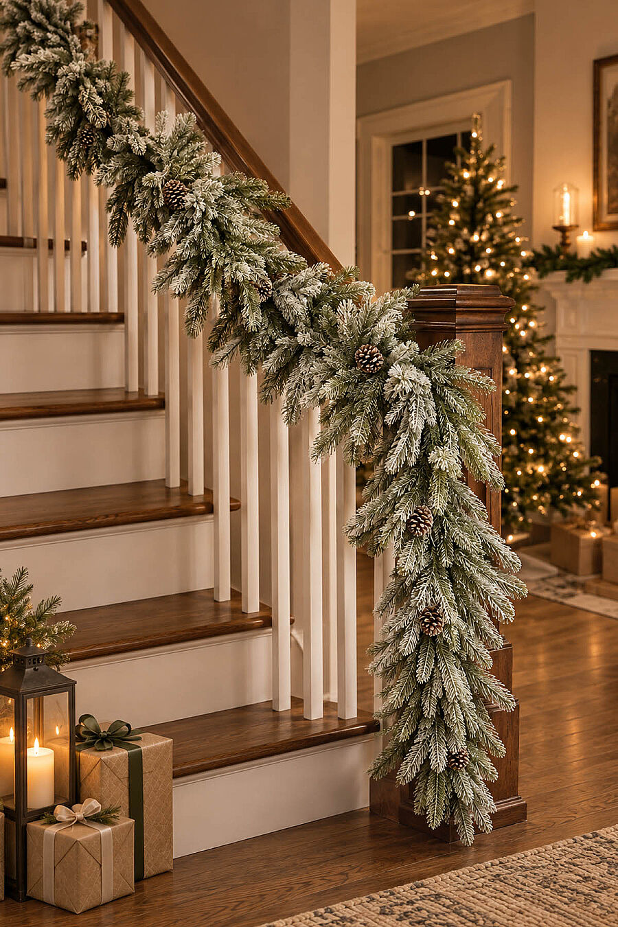 Yılbaşı Karlı Garland 2 m İthal - 2