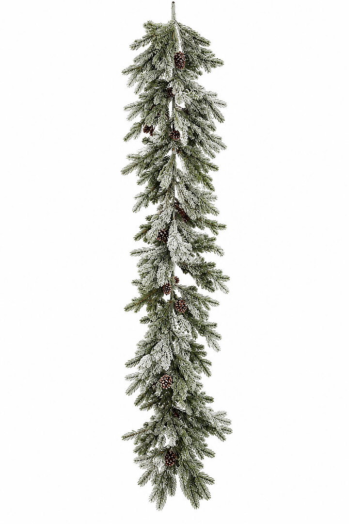 Yılbaşı Karlı Garland 2 m İthal - 5