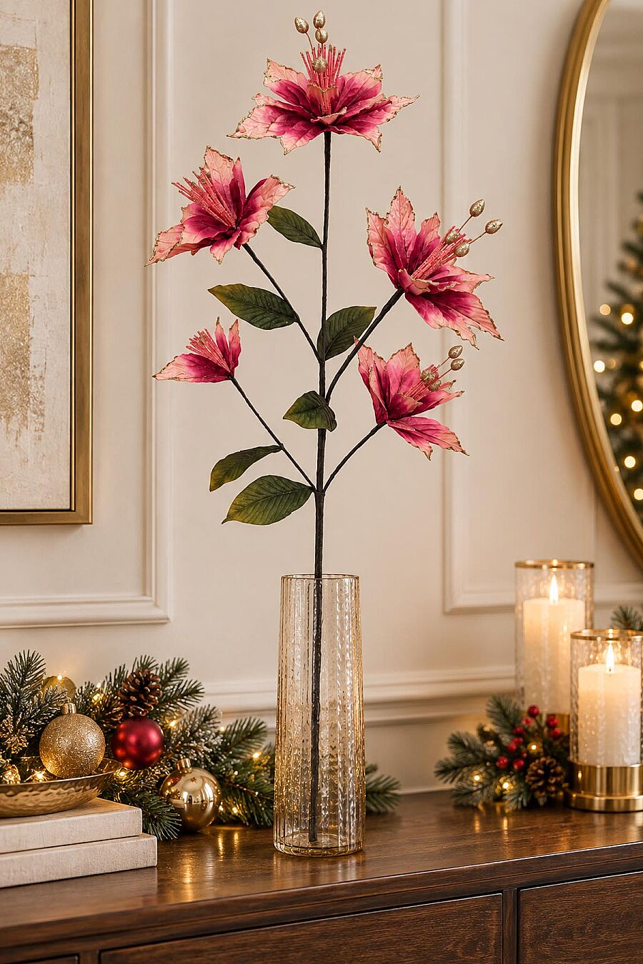 Yılbaşı Rose Ata Çiçek 135 cm - 3